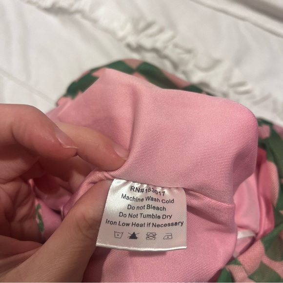 Princess Polly Pink and Green Geometric Top - Picture 7 of 7